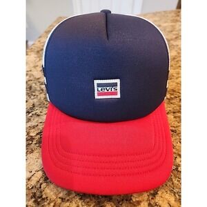 Vintage Levi's Snap‎ back mesh trucker hat cap